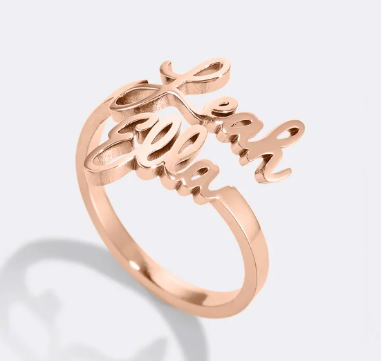 Double Name Ring